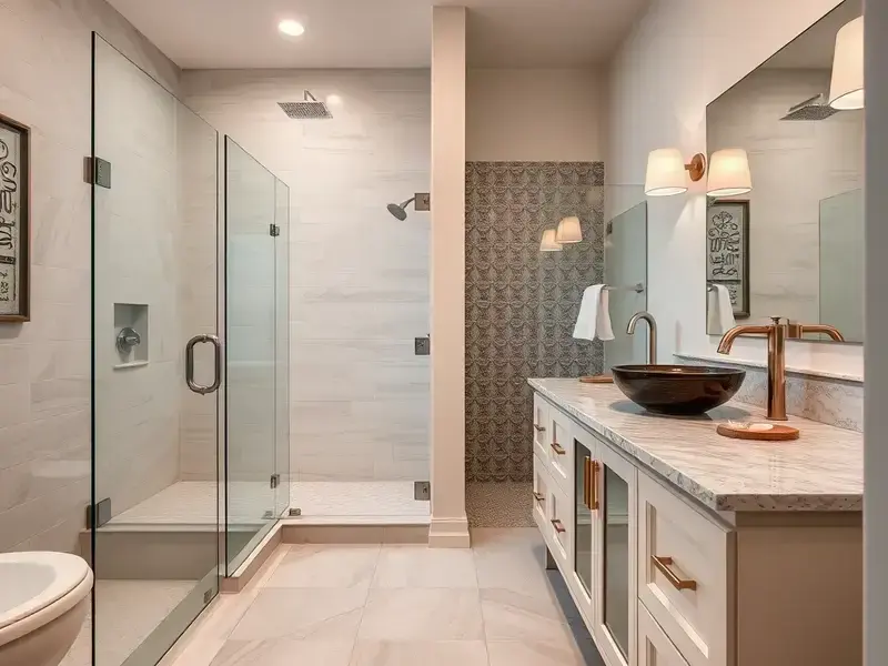 Elegant bathroom design